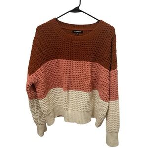Steve Madden Chunky Color Block Sweater Size XL